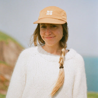 Casquette fleurie Ciele x Le Portique - Moka