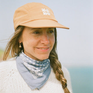 Casquette fleurie Ciele x Le Portique - Moka