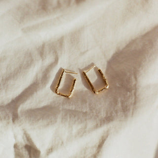 Boucles ÉCUME or vermeil