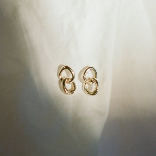 Boucles FOSSILE argent