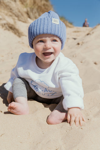 Tuque maritime enfant - beige