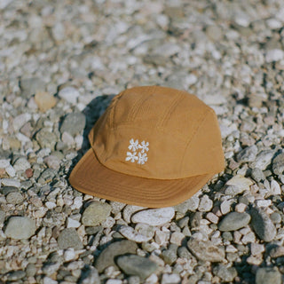 Casquette fleurie Ciele x Le Portique - Moka