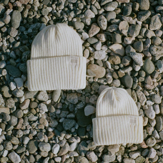 Tuque maritime enfant - crème