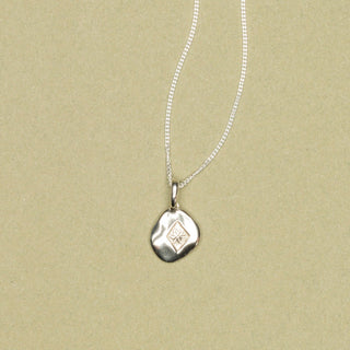 Pendentif Chicorée argent