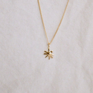 Pendentif Marguerite or vermeil