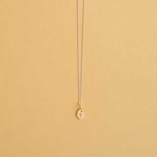 Pendentif Aulne or vermeil