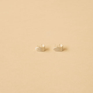 Boucles GRAND-VOILE argent