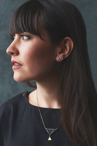 Boucles d'oreilles lunes argent