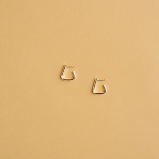 Boucles d'oreilles PRISME argent