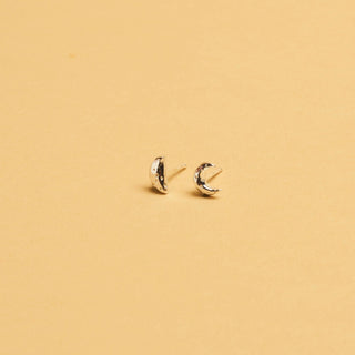 Boucles d'oreilles lunes argent